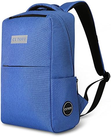 CUTOTI Business Water Resistant Laptop Backpack Fits Under 17-Inch Laptop,Blue