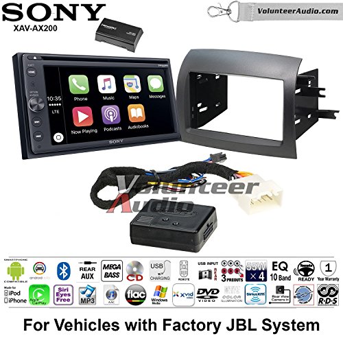 Buy Sony XAVAX200SXM Double Din Radio Install Kit with Bluetooth