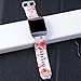 allbingo Fitbit Ionic Accessory Bands, Manly Case Women Cute Strap Rugged Pro G-Shock Like Protective Wristband for Fitbit Ionic Smartwatch (Chrysanthemums, Small 5.5