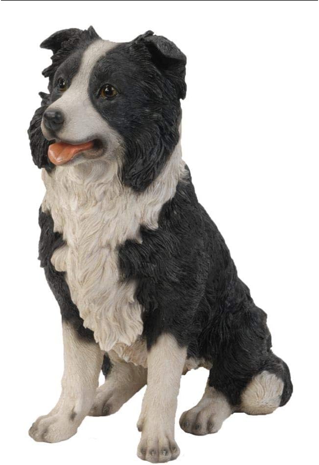 Vivid Arts XRL-SSDG-B Sitting Sheepdog Resin Ornament - Image 5
