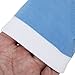 Makhry 2 Pairs Moisturizing Silicone Gel Heel Socks for Dry Hard Cracked Skin Open Toe Comfy Recovery Socks Day Night Care(Blue)