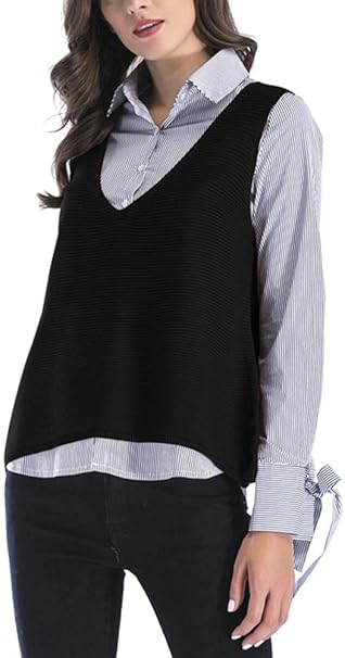 boxy sweater vest
