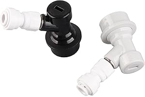 ERYUE Ball Lock Keg Connector Durable WearResistant Gas Liquid Plug for Cornelius Corny Keg Home [4 Pack]
