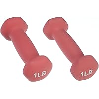 Amazon Basics Neoprene Coated Dumbbell Hand Weight Set