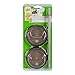 Ball 4-Piece Sip & Straw Lids Set for Wide Mouth Mason Jars | Grey | (2-Lids and 2-Straws)