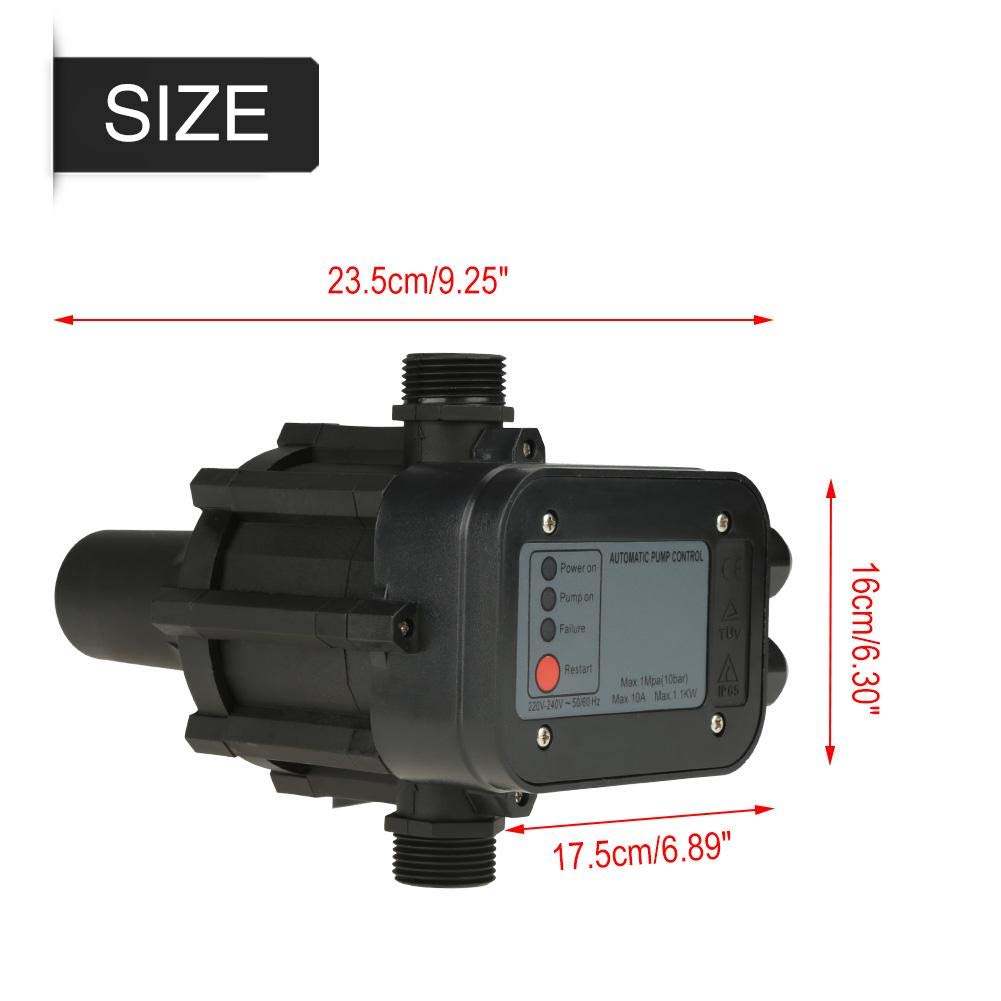 Pressure Switch – 220V Black Self-priming Water Pump Pressure Switch ...
