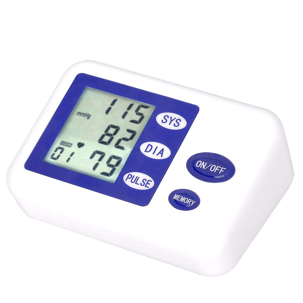 YHMMOO Tensiómetro de Brazo con Gran Pantalla LCD y Irregular Indicador del Latido del Corazón 90 Memoria para Uso Clínico y Doméstico,White: Amazon.es: ...