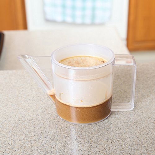 HomeX Gravy Fat Separator with Strainer Lid, Provides an Easy and Mess