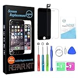 LYESS LCD Touch Screen Digitizer Replacement for iPhone 6S 4.7 Inch - Black with 3D Touch Frame Assembly, Repair Tools Kit and Instructions