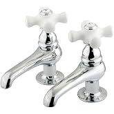 Kingston KS3201PX Basin Tap Faucet, Polished Chrome