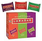 Larabar Minis Gluten Free Bar Variety Pack, Cherry Pie/Apple Pie/Cashew Cookie, .78 oz Bars (12 Count)