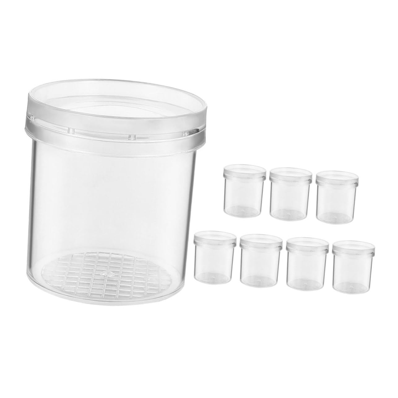 CORHAD 8pcs Box Viewer Magnifying Container for students Magnifier Container Pots Magnifying Container Case magnifying box child portable plastic