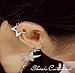 New Stainless Steel Silver Star Ear Cuff Earring Cartilage Clip On No Piercing by AIEDE