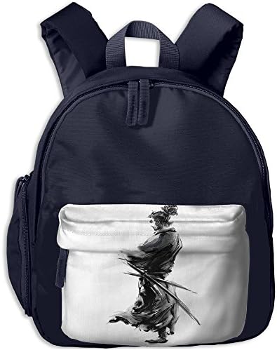 Kid's Cute Japanese Ninja Warrior Ink Painting Master School Bags/Packbags For Boys And Girls