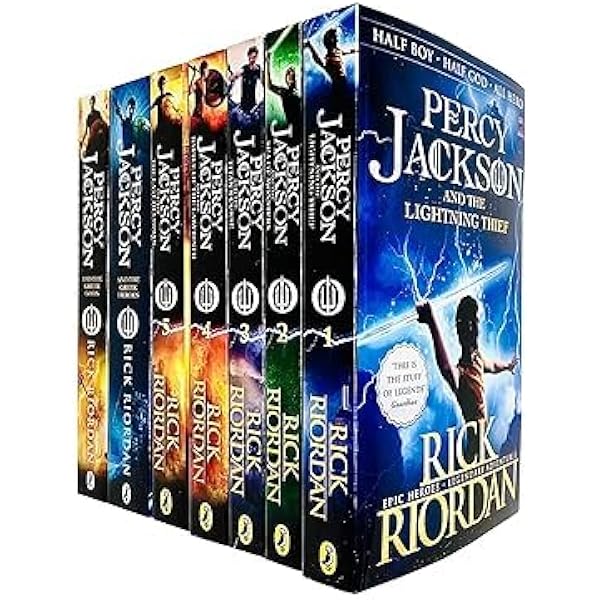 Percy Jackson Rick Riordan 5 Books Collection Pack Set(Percy