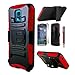 Cover-U? Samsung Galaxy S5 Sport / G860P From Sprint Extreme Rugged Dual Layer Kickstand Combo Case with Belt clip Holster Red/Black Included [Free Premium Screen Guard + Free Cover U (TM) Stylus Pen + Anti-Dust Plug]