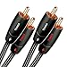 AudioQuest 0.6 m Tower RCA Audio Cables (1 m, 2 x RCA, 2 x RCA)
