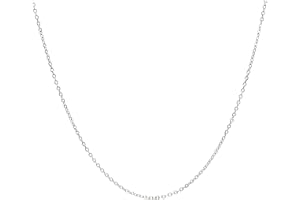 Collar Cadena - Cadena de 45cm o Cadena de 50cm o Cadena de 60cm - Collar Dorado/Chapa de Oro Calidad Premium - Collar Plateado/Acero Inoxidable - Elegantia Jewelry (Ancla (Plateado), 45cm)