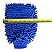 Zeigen Ultrafine Microfiber Chenille Scratch Free Car Wash Mitt (2 Pack, Blue)