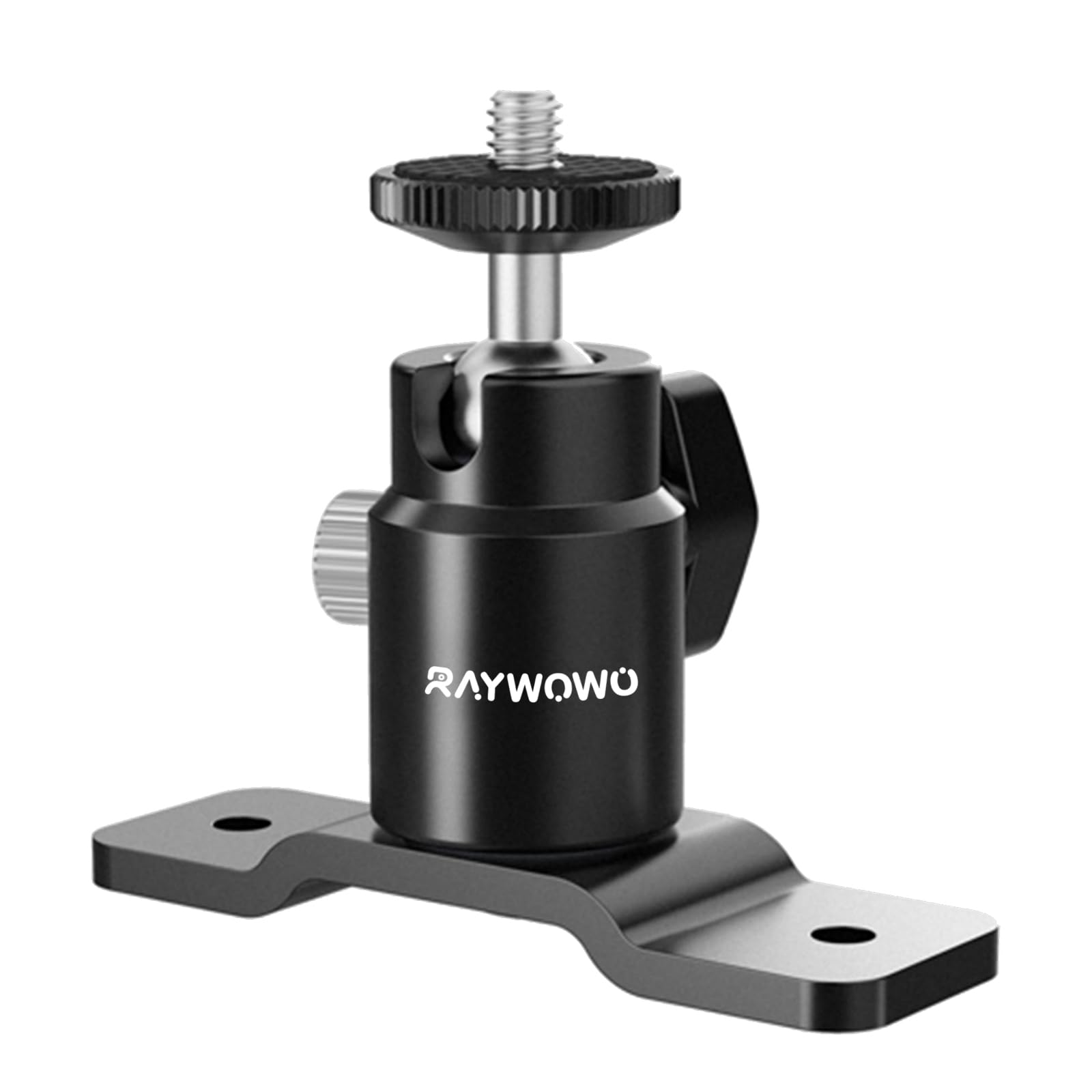 RAYWOWO Camera Wall Mount, Flexible Articulating Arm with 1/4" Screws, Vertical Wall Mount for Cameras, Lights, Phones