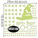Glow in The Dark Harry Potter Gifts Wall Decal，Harry Potter Peel Luminous Stickers for Kids Boys Girls Nursery Bedroom Mural Decor