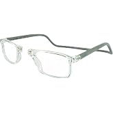 Clic Magnetic Reading Glasses - Barat (S-XL) - Soft Headband | Neck Hanging Readers, Front Connect Design, Adjustable Temples, Secure Fit, Folds for Compact Storage