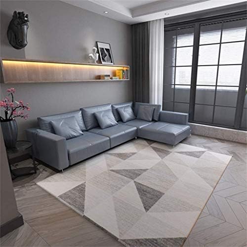 WGFGG Rectangle Modern Simplicity Geometric Carpet Living Room Bedroom Study Large Area Rug No Mites Non-Slip Kids Crawl Mat Machine Washable, Customizable (Size : 200x300cm(79x118inch))
