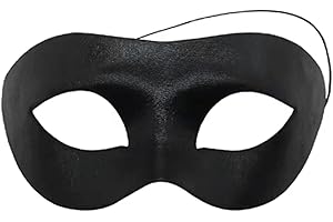HGJST HGJSTMasquerade Mask for Men Black, Halloween Venetian Adult Masquerade Masks, Black Mardi Gras Mask (Mr.ZL…
