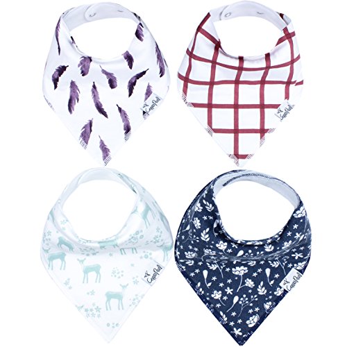 Baby Bandana Drool Bibs with Snaps for Drooling and Teething Boys and
