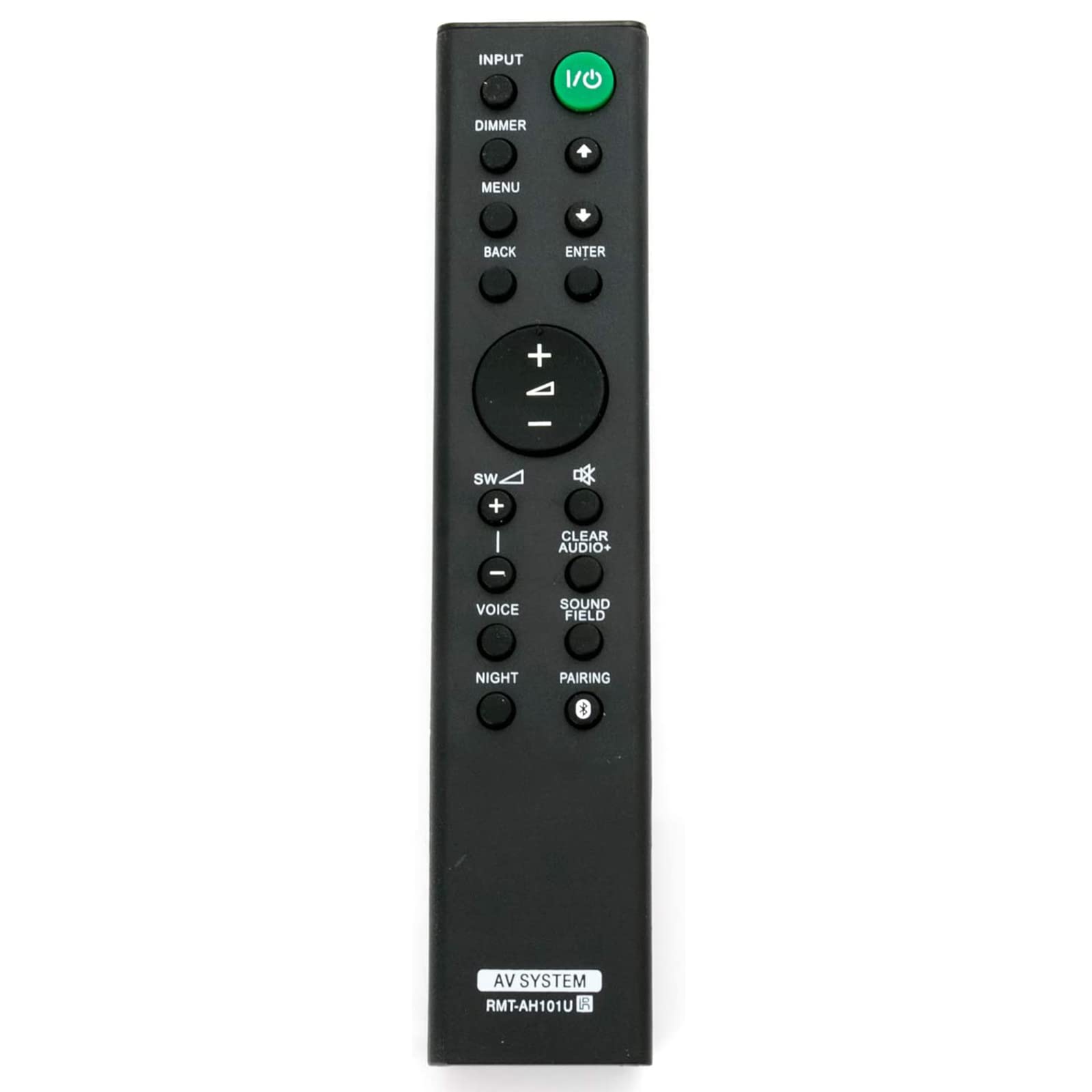 VINABTY RMT-AH101U Remote Control Compatible with Sony Sound Bar Home Theatre System HT-CT380 HT-CT780 HT-CT381 SA-WCT180 SACT380 SACT780 SA-CT380 SA-CT780 SA-WCT780 SAWCT380 HTCT380 HTCT780 HTCT381