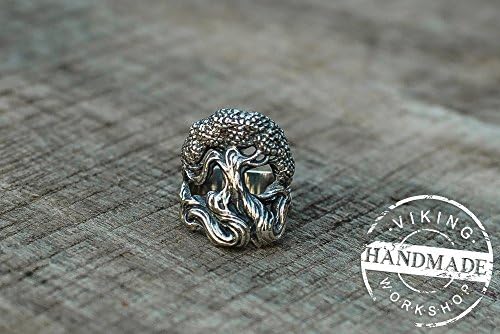 Handcrafted Yggdrasil Ring Viking Ring World Tree Sterling Silver Viking Ring Handmade Norse Jewelry