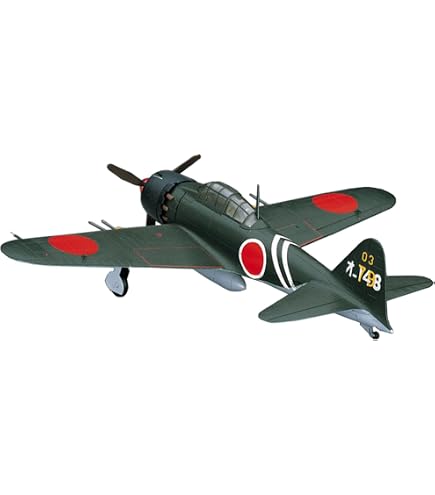 Amazon.com: Hasegawa D23 1/72 Japanese Navy Mitsubishi A6M5c Zero