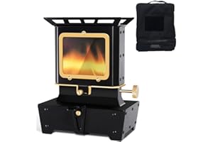 Camping Oil Lantern, Portable Iron Stove, Camping Stove, Stove Lamp for Outdoor Lighting Cooking Warming, Winter Camping Heat