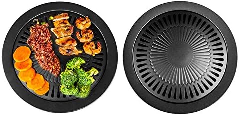 Ultimate Non-Stick Surface Healthy Smokeless Stove Top Grill, Indoor BBQ - Cook Your Meat And Vegetables The Healthy Way With The Reduce Of Mess And Easy Clean Up