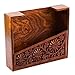 Rusticity Wooden Napkin Holder, Storage for Tissue & Paper - Kitchen, Dining, Bathroom, Toilet, Bedroom, Table Countertop| Sheesham Wood| Handmade| (7.5x7x2 in)