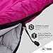 Tough Outdoors Kid Sleeping Bag - Youth Sleeping Bag - Kids Sleeping Bag for Camping - Warm Fall, Spring, Summer Sleeping Bags for Girls Boys - Packable & Compact Sleeping Bag for Teens & Children