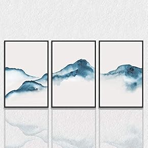 signwin 3 Piece Framed Canvas Wall Art Abstract...