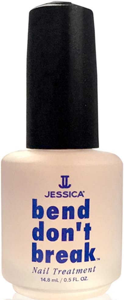 JESSICA Bend Don't Break Base Coat, Nail Treatment for Weak & Damaged Nails, Maximises Flexibility & Minimises Breakage, 14.8ml