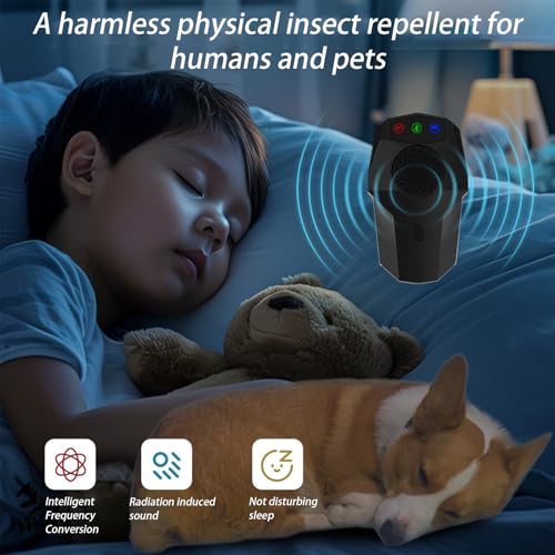 Ultrasonic Pest Repeller, 4 Pack Electronic Mosquito Repellent Insect Pest Control, Ultrasonic Repellent Rats for Indoor Anti Cockroaches, Flies, Mosquitos, Mice, Spiders