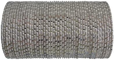 Coup de foudre: 48 Silver Bangle bracelets Size 2.4 (x-small)