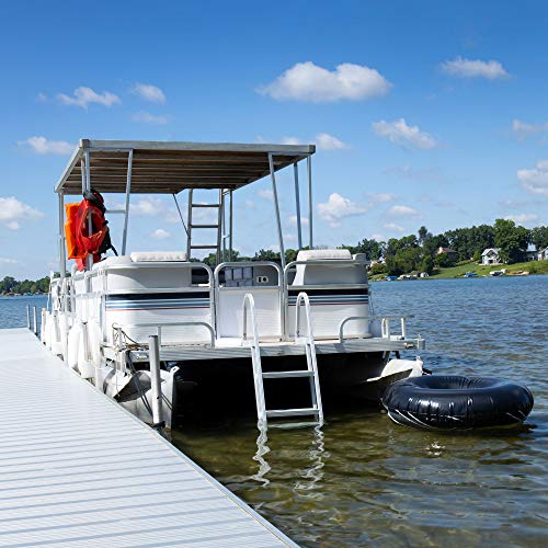 RecPro 5 Step Removable Boarding Boat Ladder ALA5 Marine Pontoon