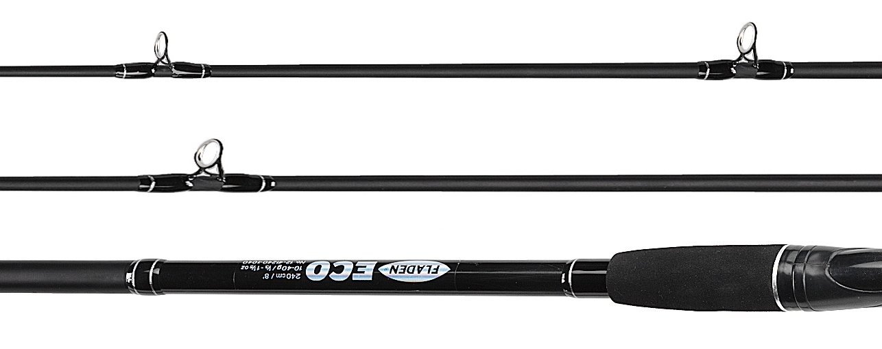 FLADEN - ECO CARP (3.6m / 12ft) 3 Piece Composite Fishing Rod (Test Curve 2.5lbs) Ideal for Carp, Bass and Predator Fish [12-61253]