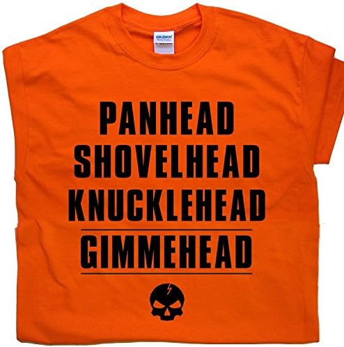 HQ Panhead Shovelhead Knucklehead Gimmehead T Shirt Offensive Funny Motorcycle Engine XL
