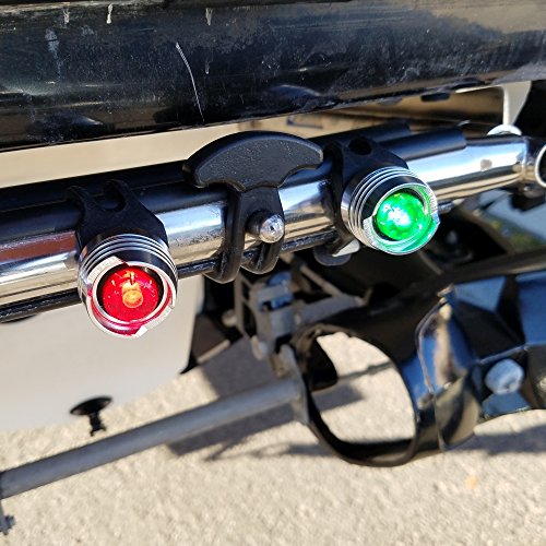 Bright-Eyes-Green-Red-Aluminum-Portable-Marine-LED-Boating-Lights-Boat-Bow-or-Stern-Emergency-Backup-Safety-Lights-for-Maximum-Attention-Waterproof Portable Boat Safety Lights