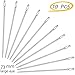 Set of 10 Long Needles (73 mm / 2.9 inch) with Large Eye, Good for Sewing, Leather Works, Yarn etc.