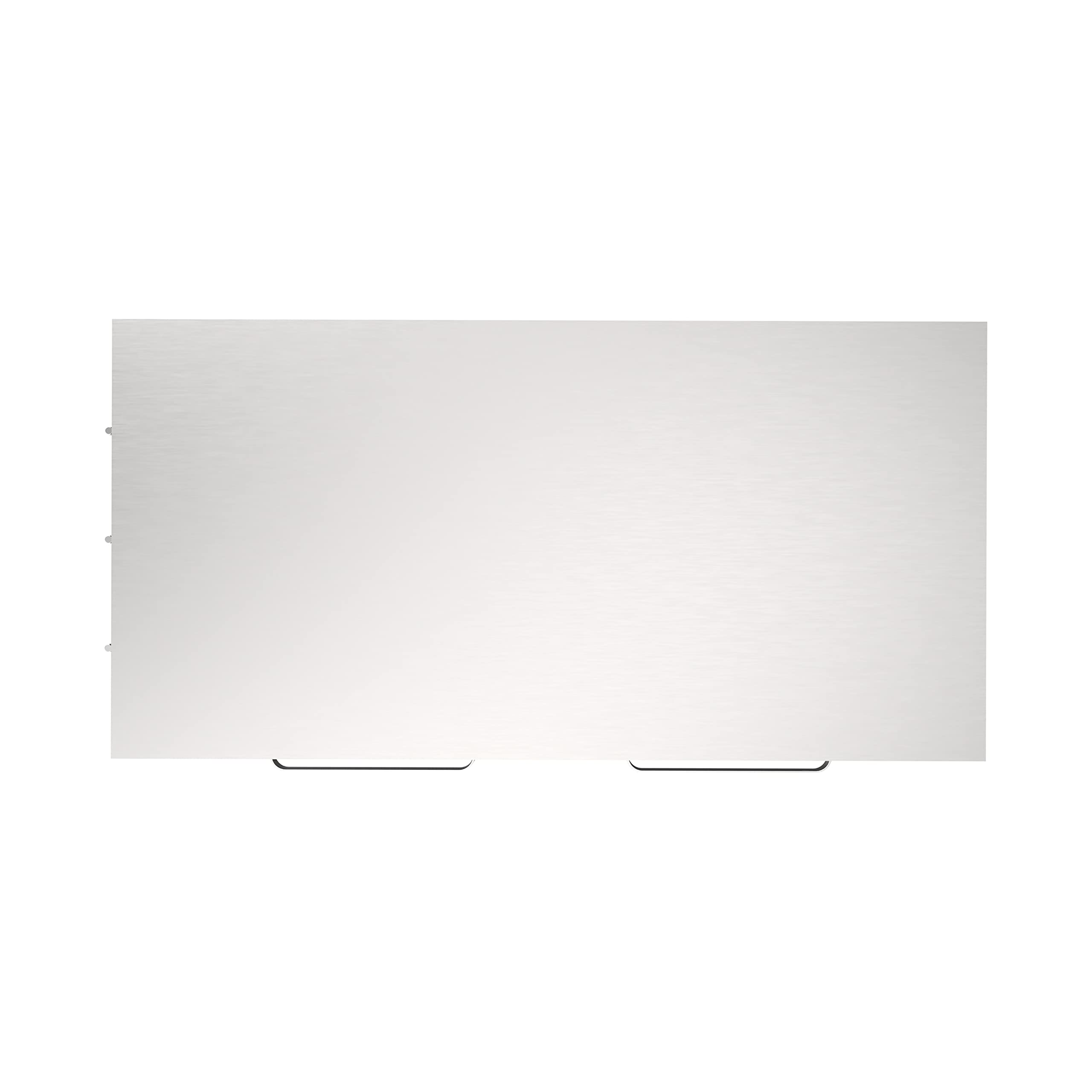cozze®-Außentisch mit Edelstahltisch, 2 Türen und 4 Rädern Edelstahl/schwarz/grau 4