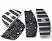 HTT Group Motorcycle Chrome Skull Zombie Rider and Passenger Footboard Kit- Traditional D Shape Fits TOURING FLHT FLT FLTR FLHR FLHS SOFTAIL FLSTC FLSTN FLSTF FLSTS