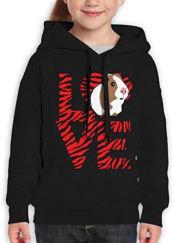 Guniea Pig Love Guinea Pig Youth Pullover Hood Girls Boys Hooded Sweatshirt S Performance Hoodies
