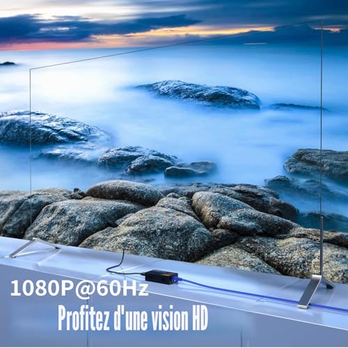 DT237P HDMI Extender over IP 120m/400ft HDMI Extender RJ45 over Single Cat5e / 6/7 Full HD 1080P@60Hz Support POE and Transmission 1 to Multiple Via Switch