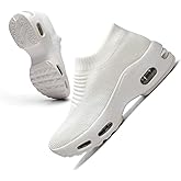 MRIP Women Walking Shoes Mesh Sneakers for Shoes for Slip on Sock Sneakers Women Nurse Loafers Light Weight Air Cushion Running Work Shoes
